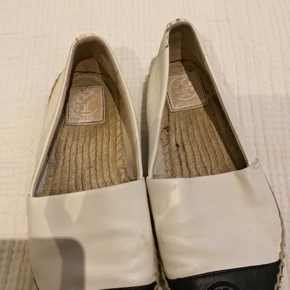 Tory Burch White and Black Espadrilles - Picture 4 of 12
